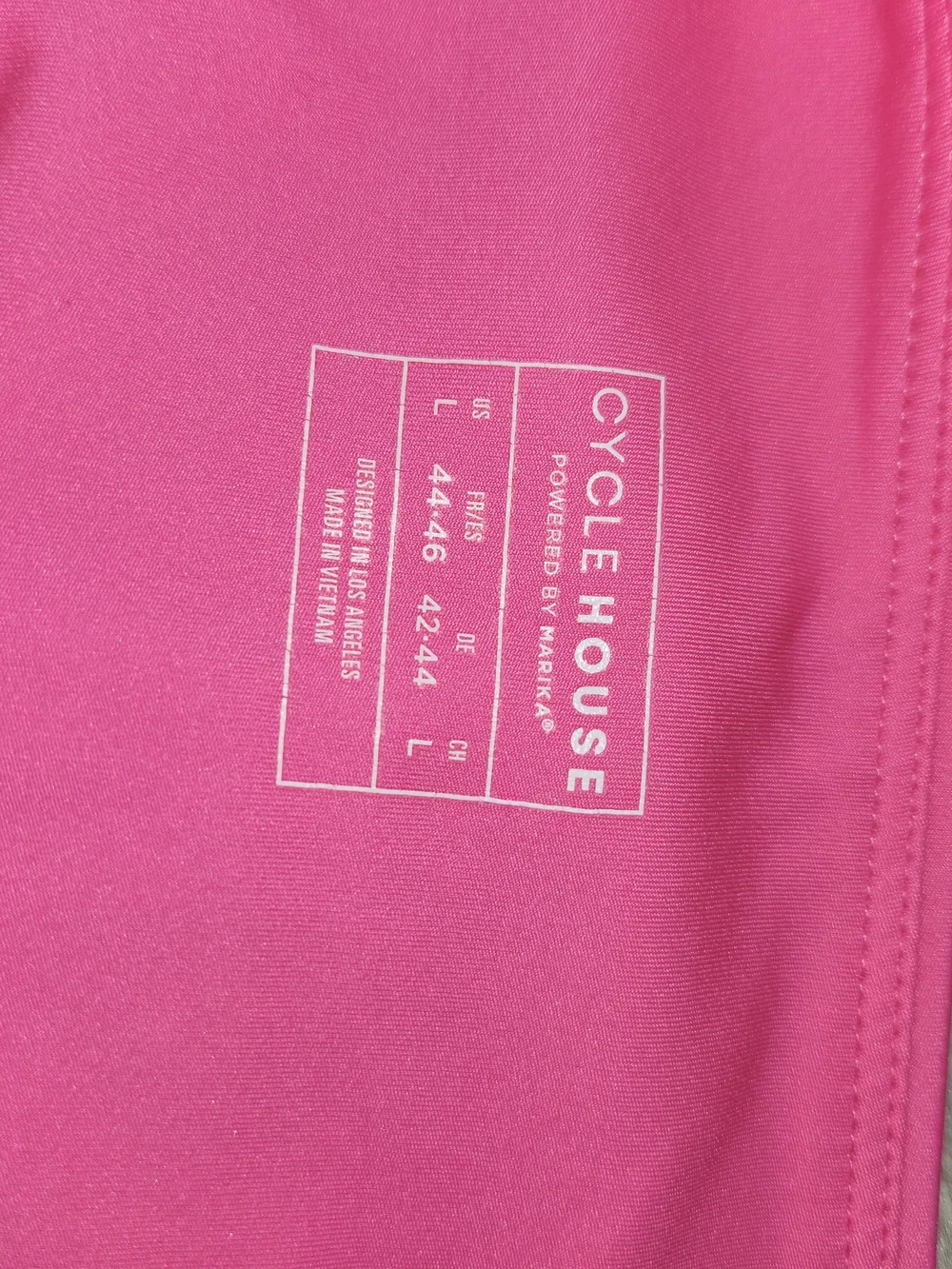 Cycle House by Marika Hot Pink High-Waisted Biker Shorts Size Large